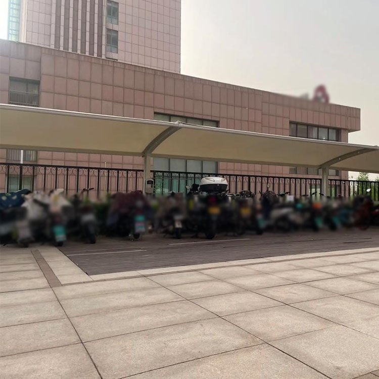 鞍山膜结构电动车棚